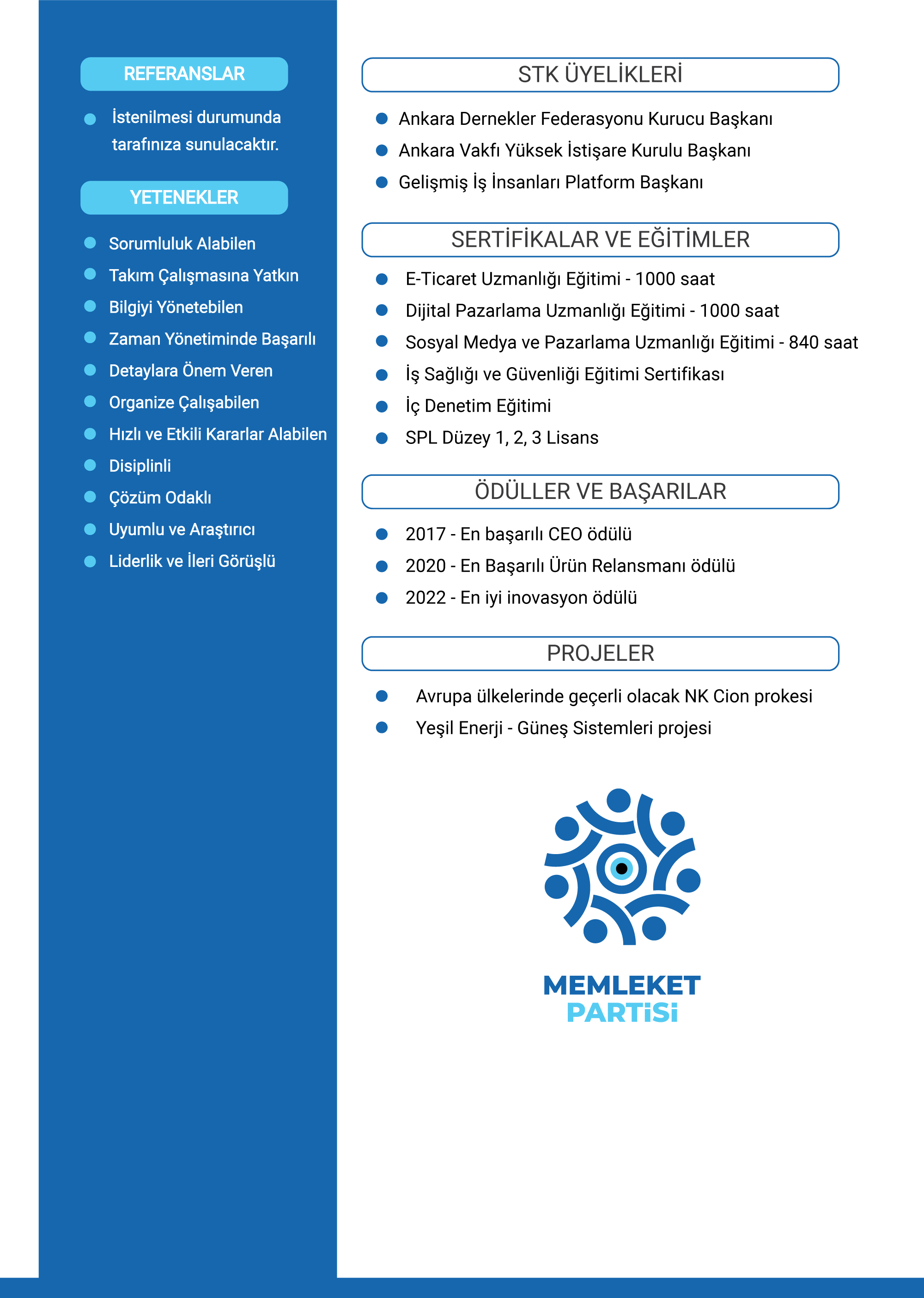 siyasetci-cv-ornekleri